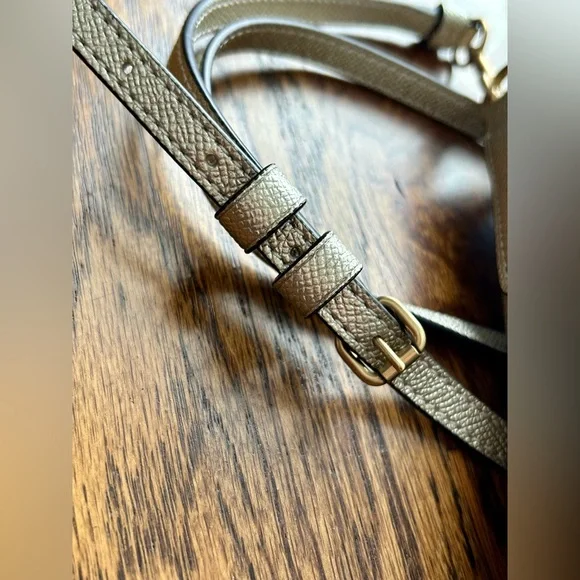 COACH Kitt Metallic Messenger Crossbody Purse - Picture 13 of 13